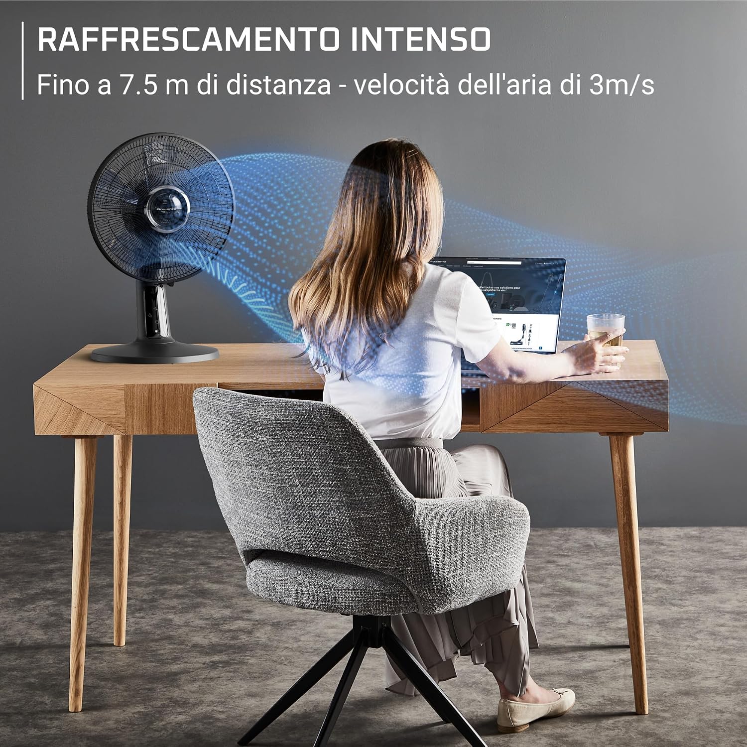 Thumbnail 2 de Rowenta Turbo Silence Extreme – Ventilatore da Tavolo Silenzioso con Motore Effitech