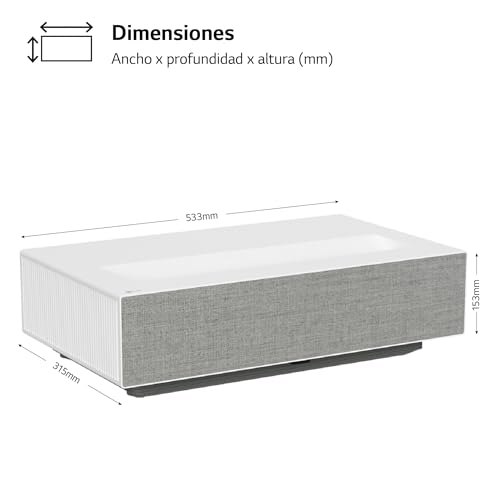 Detalle de LG CineBeam HU715QW Proyector 4K 2.500 lúmenes