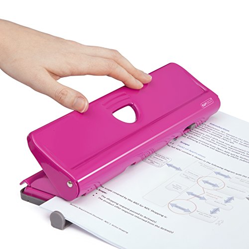 Thumbnail 1 de Rapesco 1385 Perforatrice 720 a 4 Fori – perforatrice metallica, 22 fogli, finitura fucsia