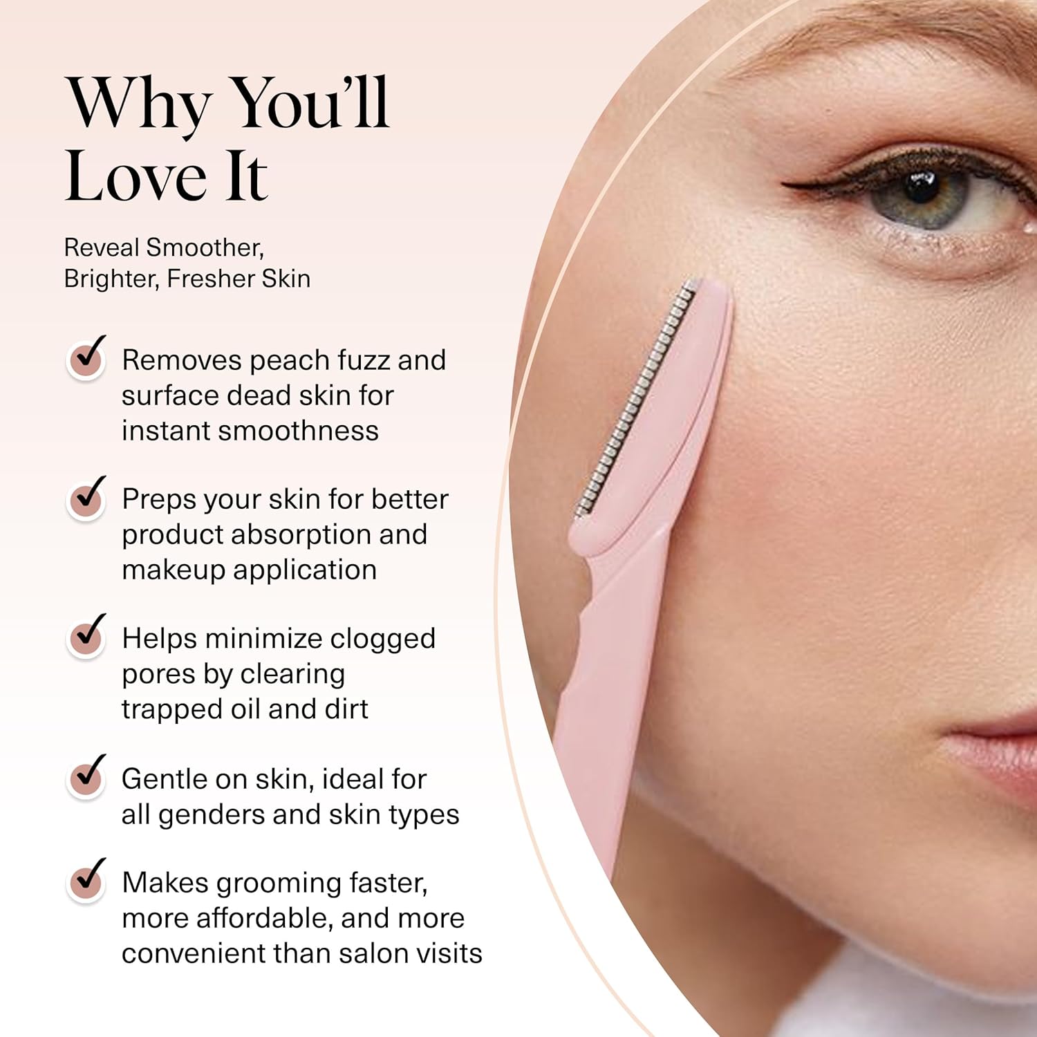 Thumbnail 2 de Kitsch Dermaplaning Tool – 12 Rasiermesser für das Gesicht (Dermaplaning, Augenbrauen)