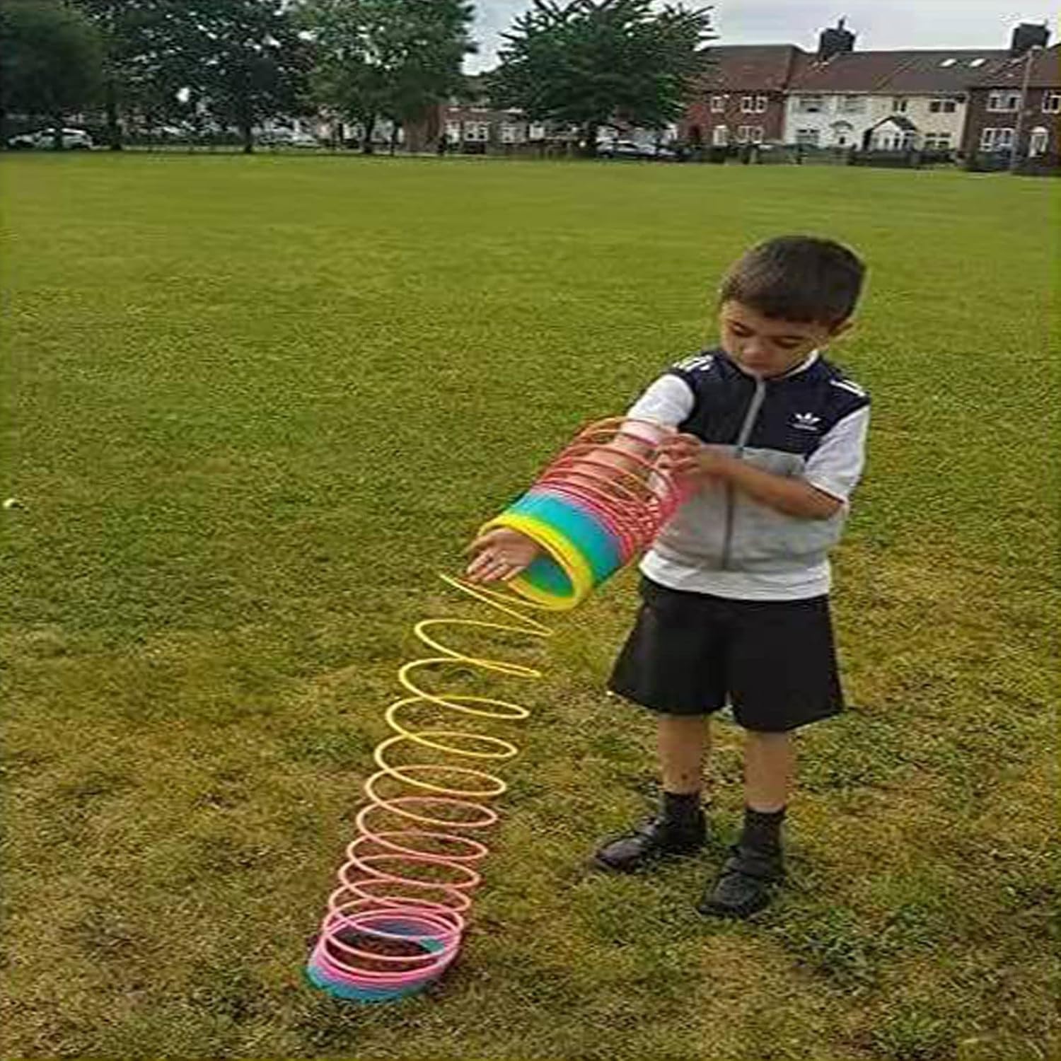 Thumbnail 6 de Vinciph APP089 Rainbow Coil Spring Toy, 6 x 6 Inch Plastic