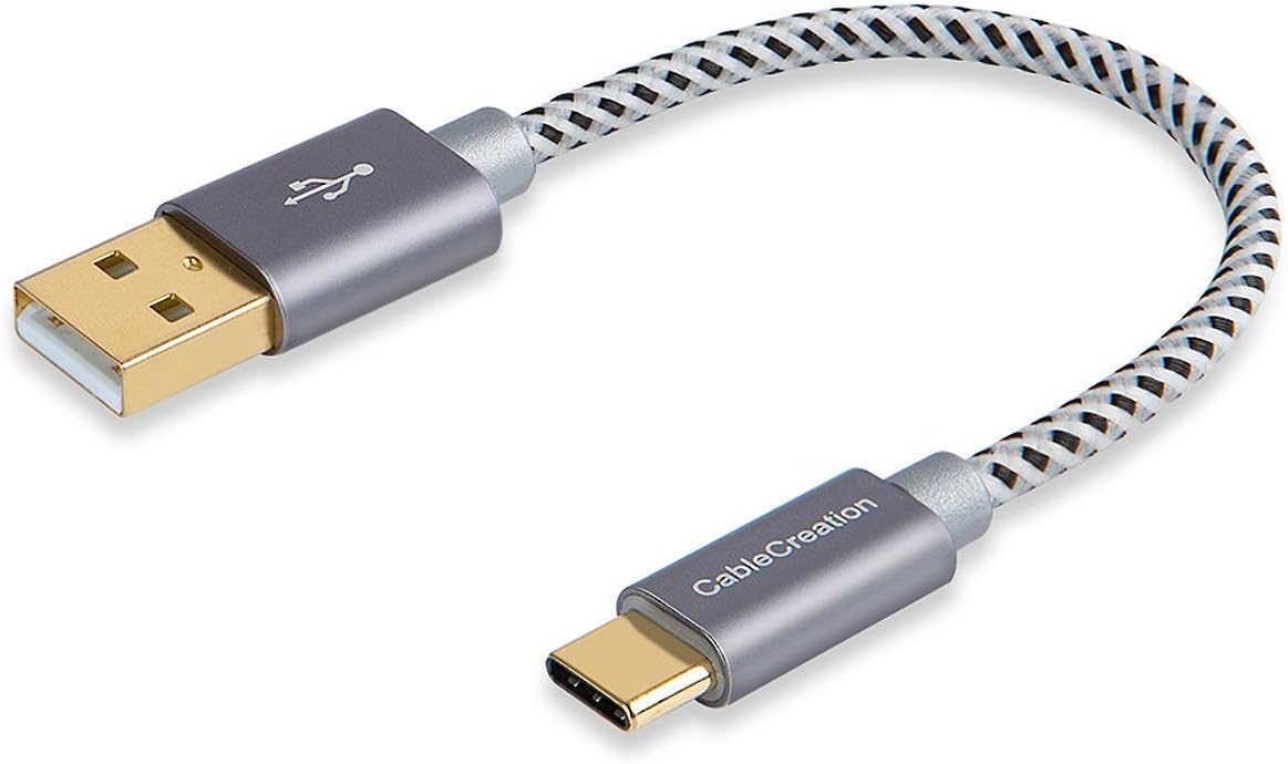 Detalle de CableCreation USB C Ladekabel 15 cm 3A