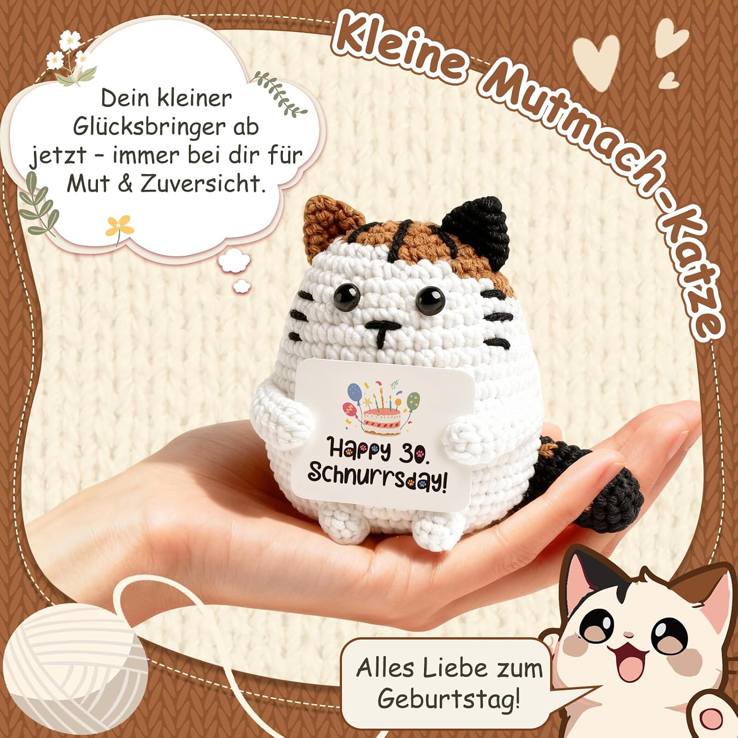 Detalle 2 de Giftota Pocket Hug Geschenk zum 30. Geburtstag