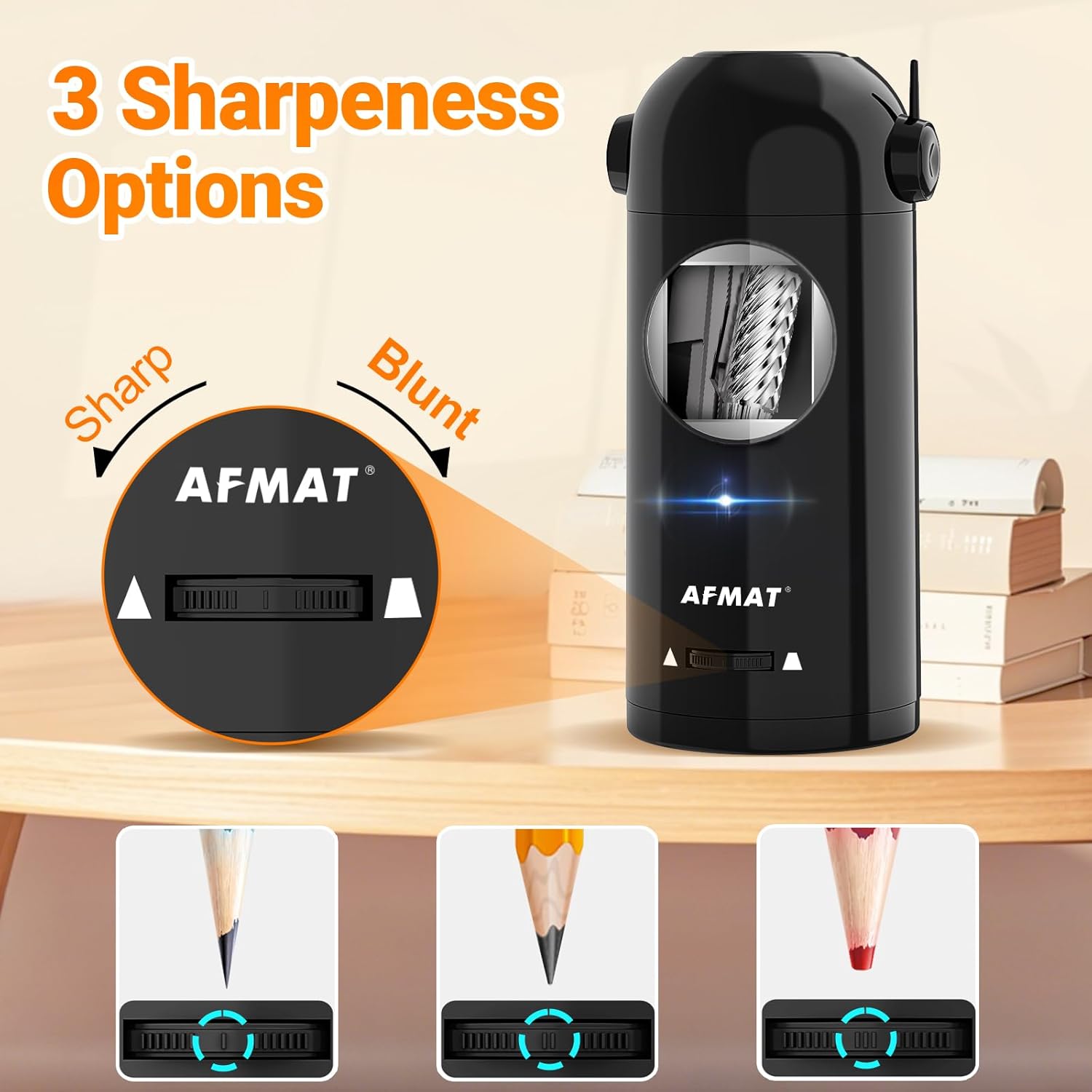 Thumbnail 2 de AFMAT PSX5 Elektrischer Anspitzer 7–11,5 mm ✏️