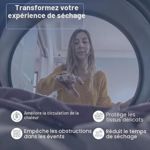 Detalle de 1E 40006731 : lot de 2 filtres pour sèche-linge Candy, échangeur