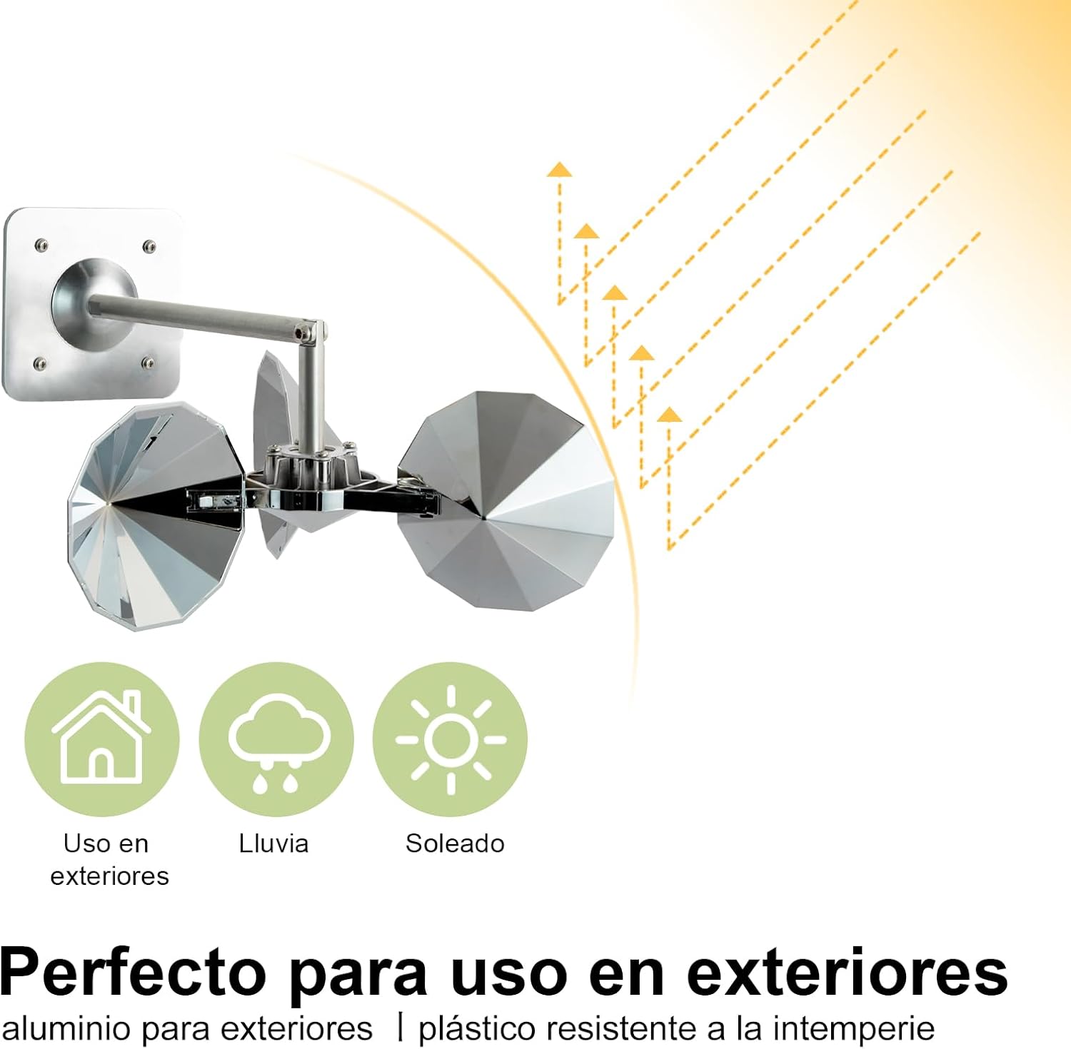 Thumbnail 4 de OFFO Ahuyenta Palomas 360° reflector giratorio
