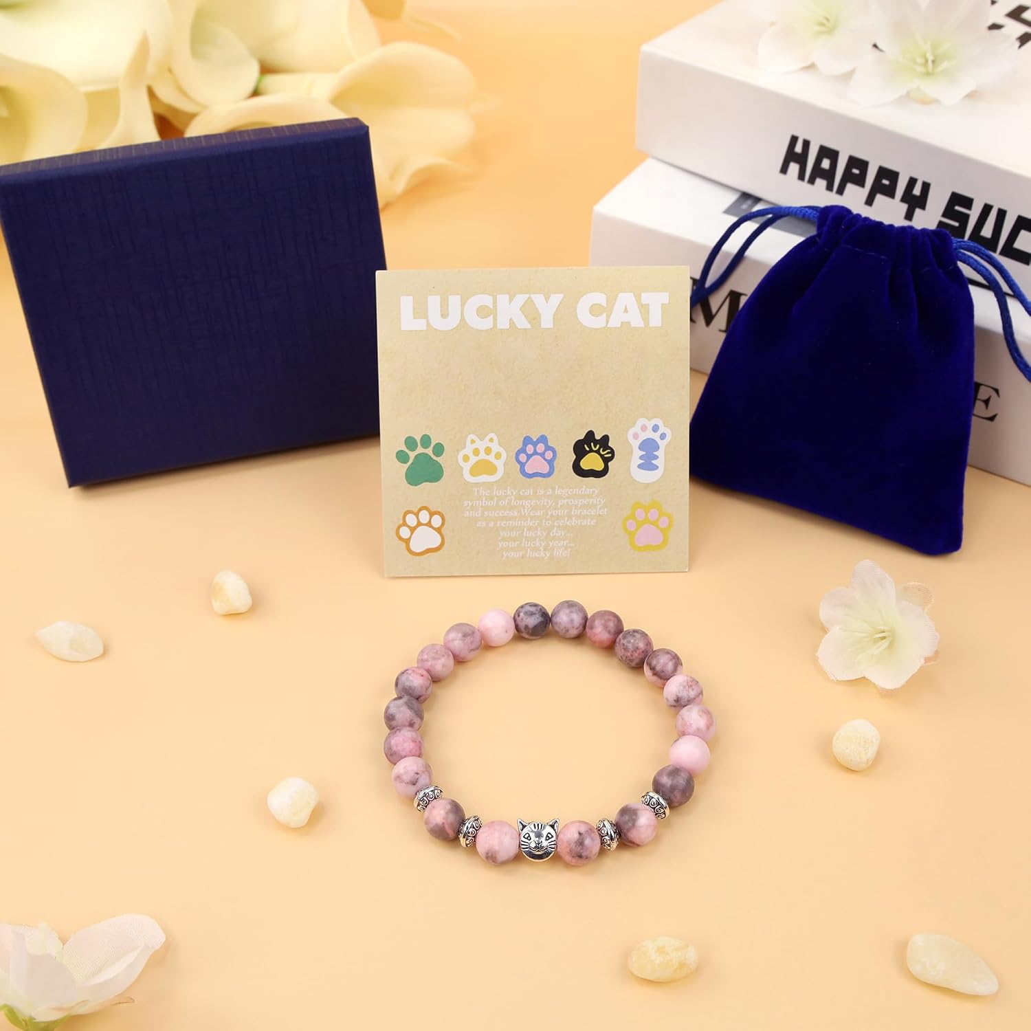 Thumbnail 1 de AWARDSEN 8 mm Animal Themed Crystal Bracelet for Women