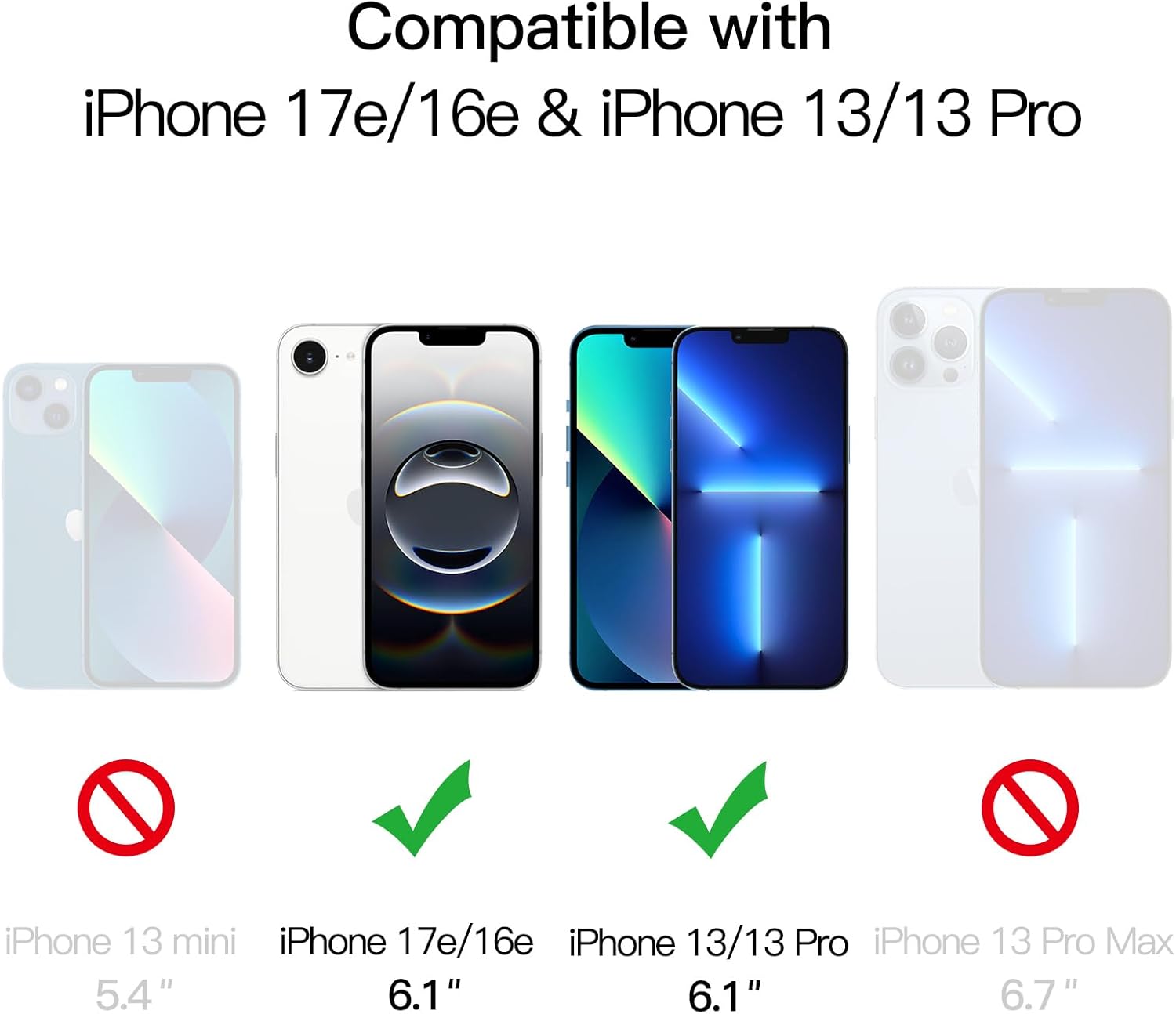 Thumbnail 1 de JETech Privacy Screen Protector 2-Pack 6.1