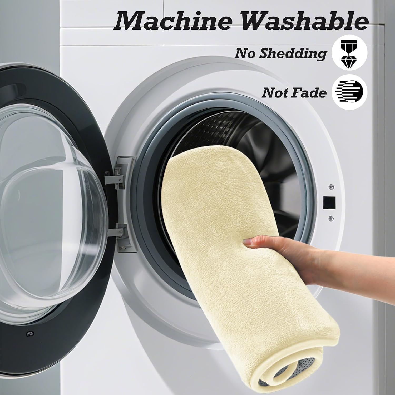 Detalle de HUXMEYSON Memory Foam Bathroom Rug Set