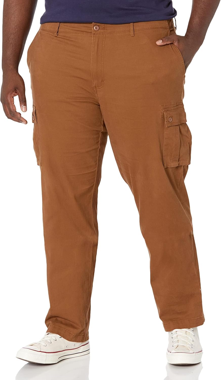 Thumbnail 3 de Amazon Essentials Men's Straight Fit Stretch Cargo Work Trousers (Big & Tall)