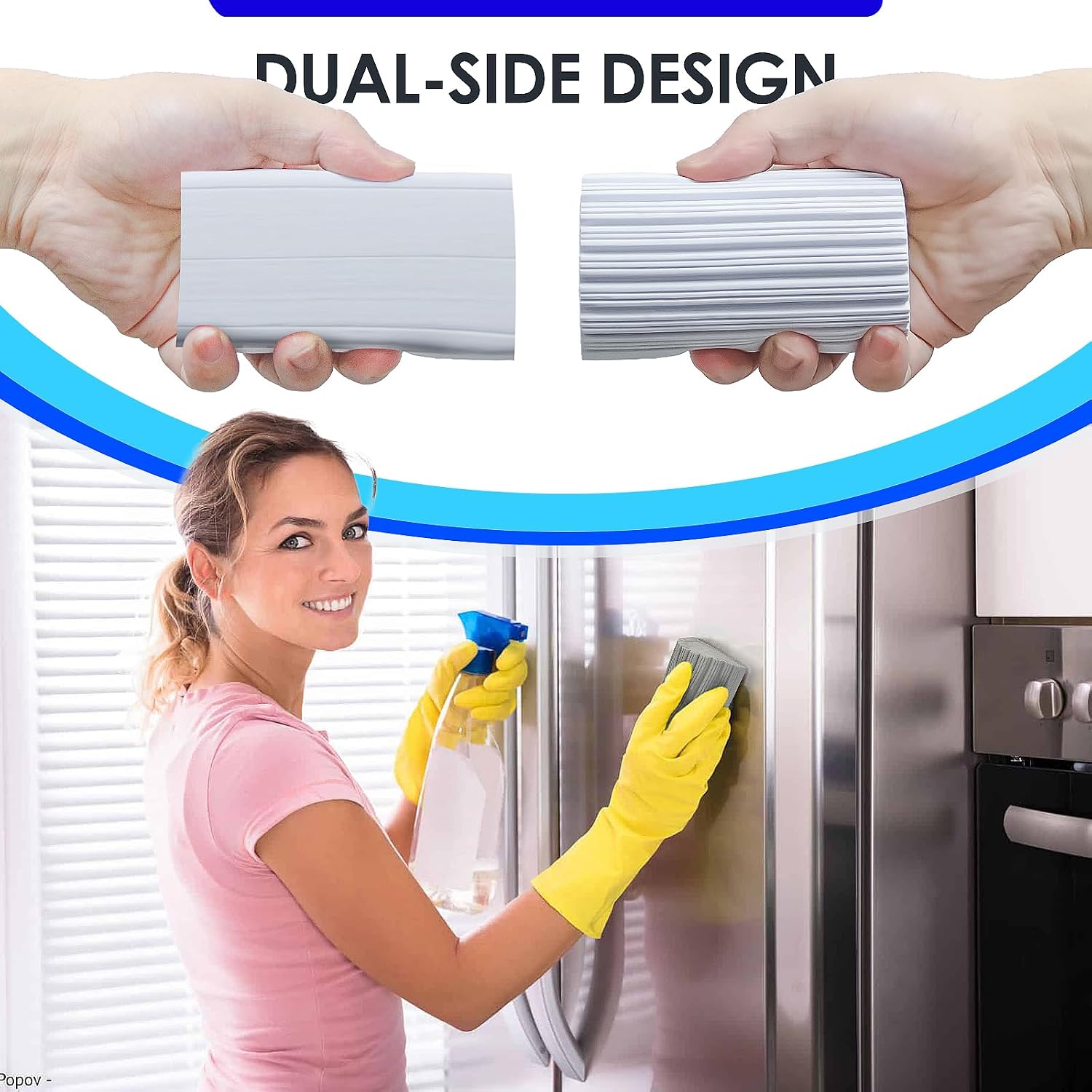 Detalle de 6 Pack Damp Clean Duster Sponge 6pcs