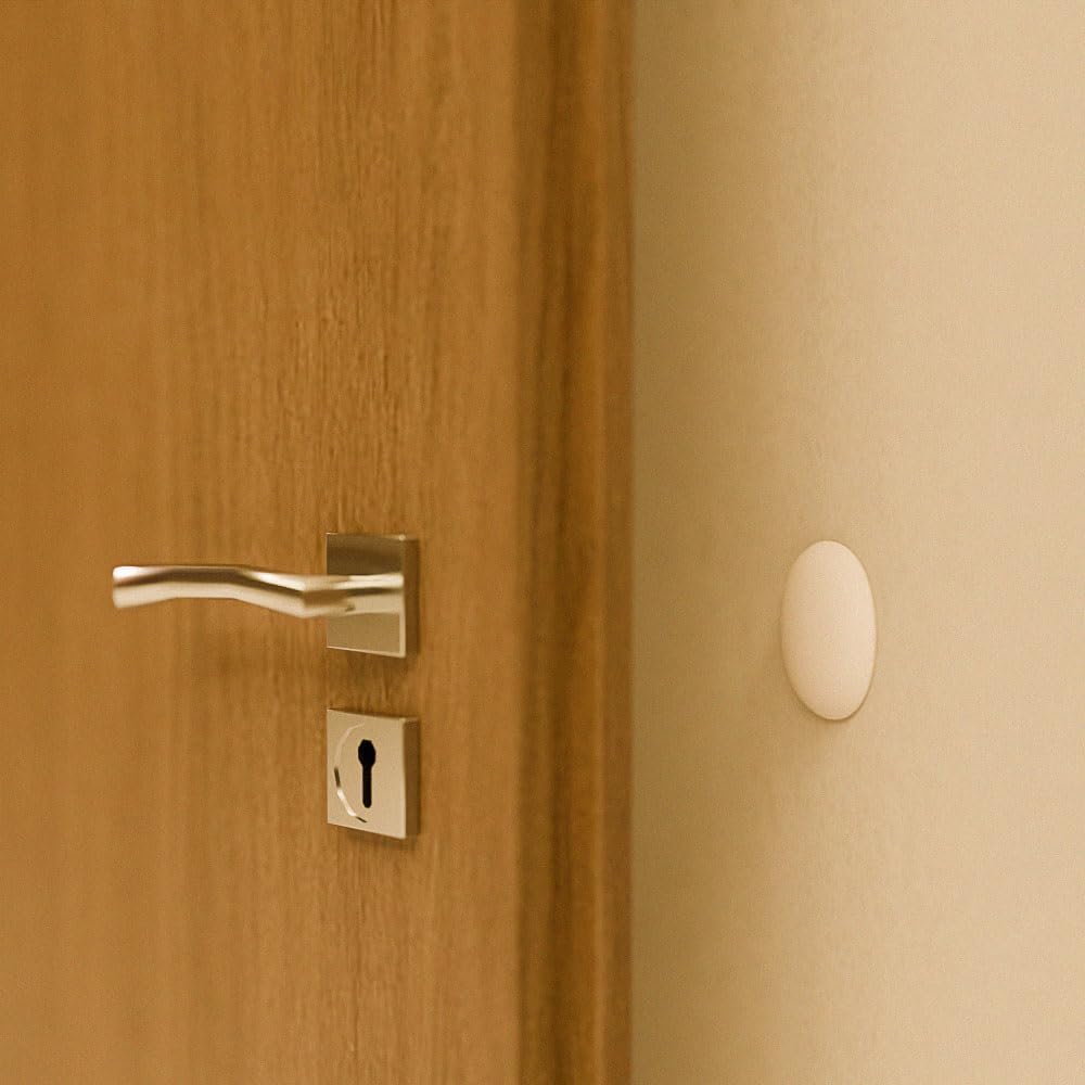 Thumbnail 3 de ERKO Fermaporta adesivo bianco 10 pezzi 40×40×8 mm 🏠