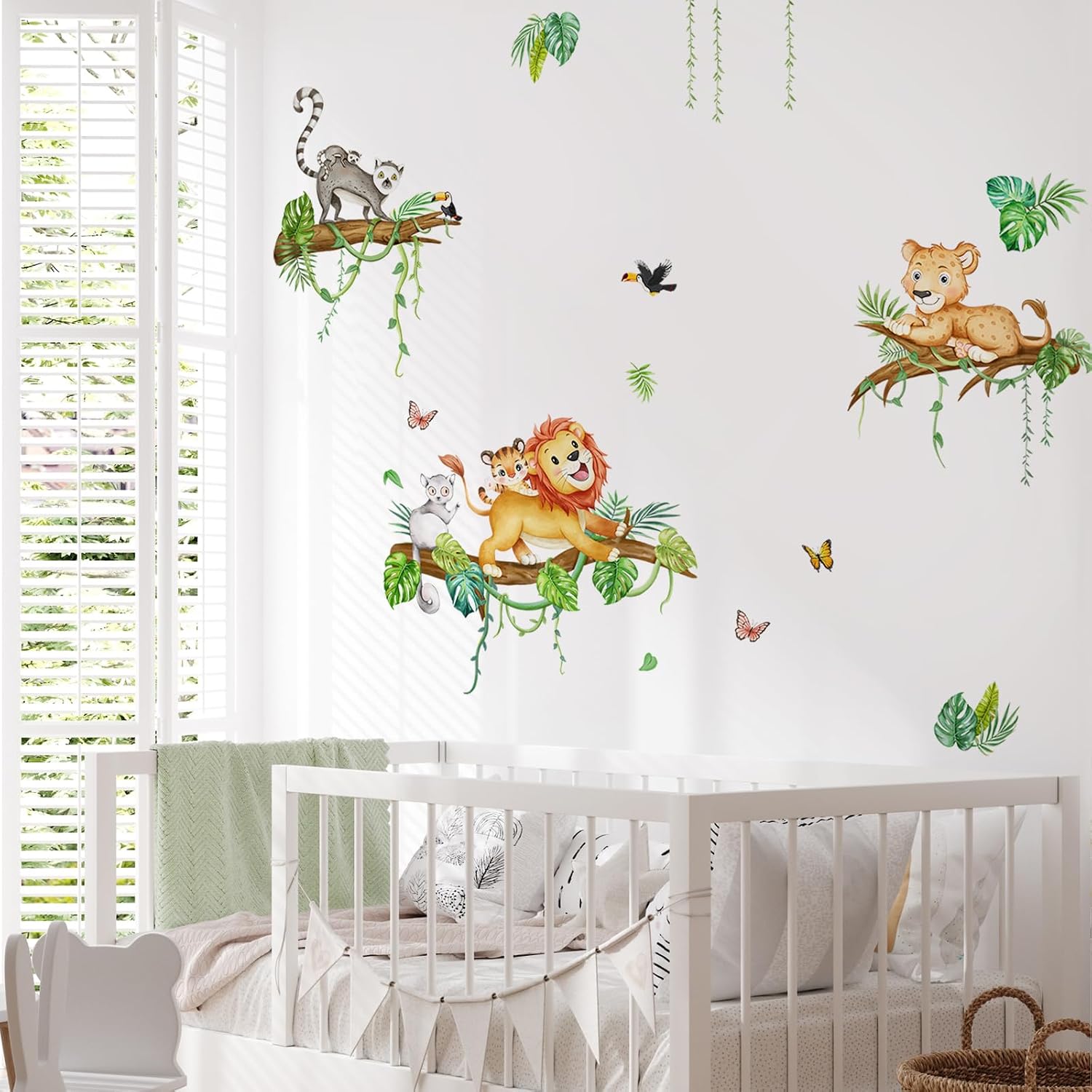 Detalle 2 de Sticker murali animali 100 x 105 cm