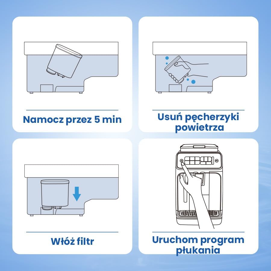 Thumbnail 6 de Mutital M900 – 6 filtrów do ekspresu Philips AquaClean CA6903