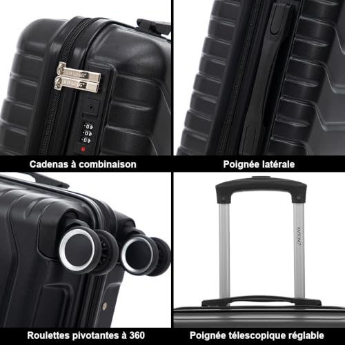 Thumbnail 4 de RAYKONG RK12 valise cabine 40 L en polycarbonate, serrure intégrée