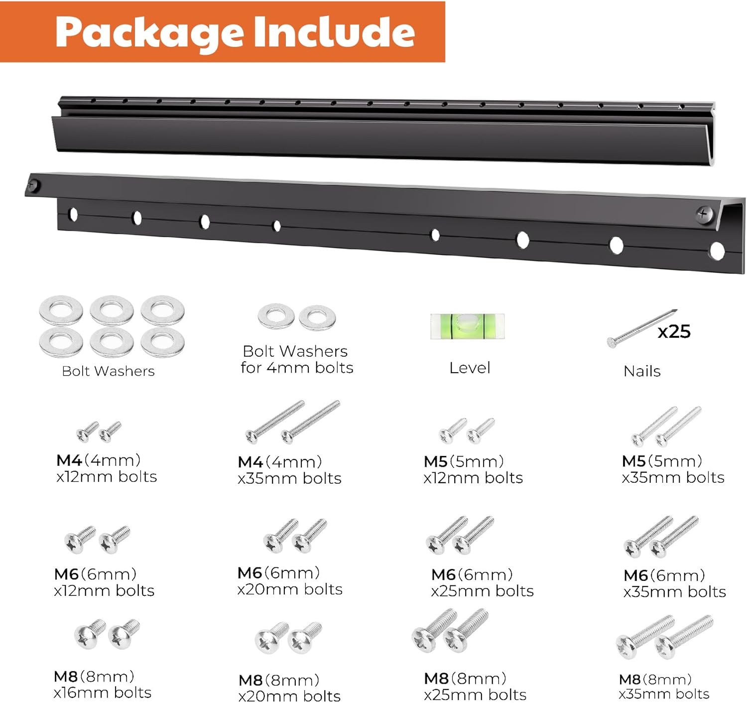Thumbnail 6 de Fulifix Drywall No Stud TV Wall Mount (32-75in, up to 150 lbs) – Studless, Easy Install