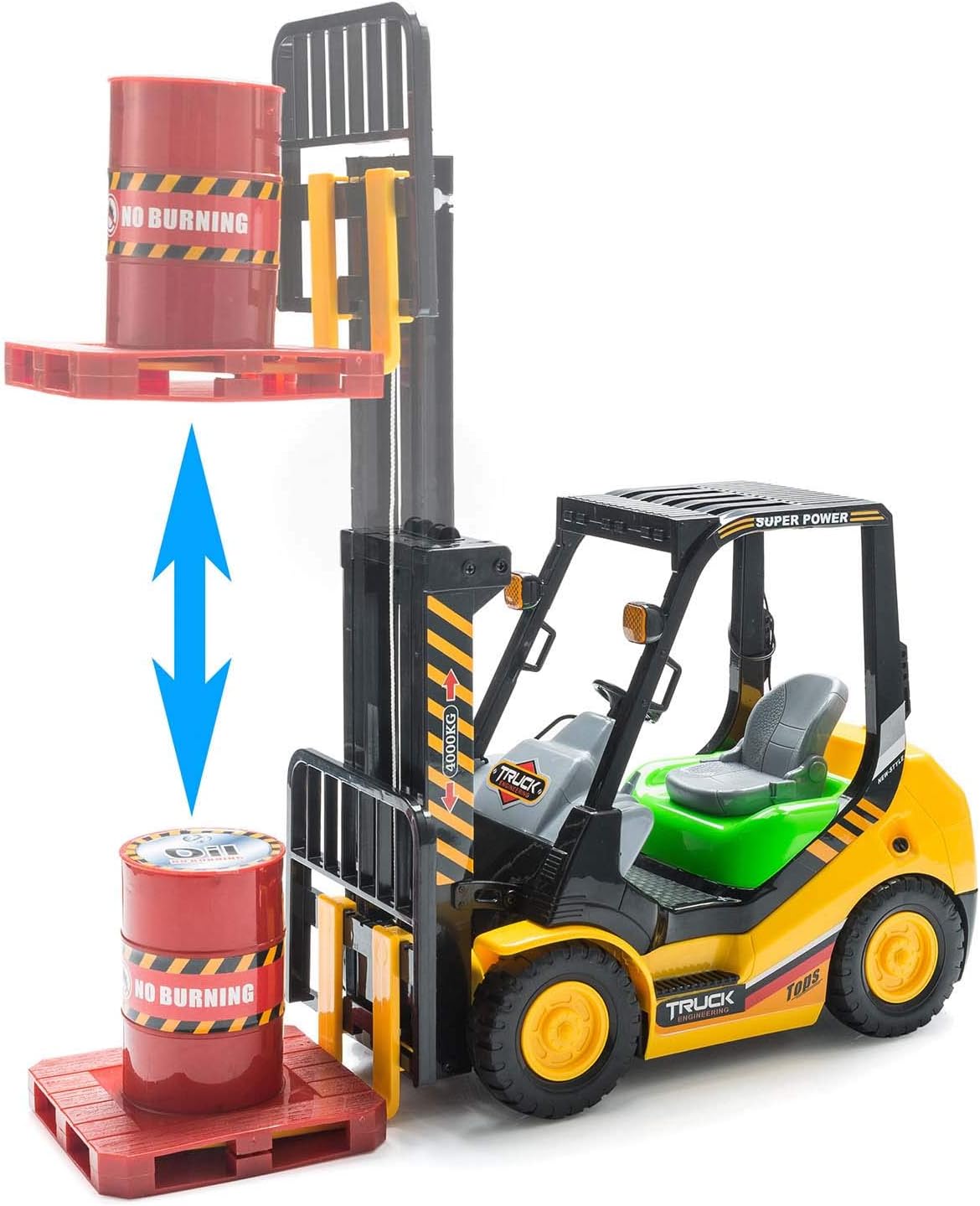 Thumbnail 2 de Chariot élévateur télécommandé RC 1:14 2,4 GHz – empileur pour jouets de construction (transpalette)
