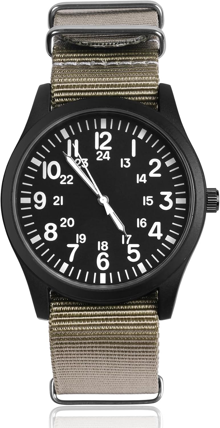Detalle de Vicloon Herren Uhr 45 mm reloj analógico