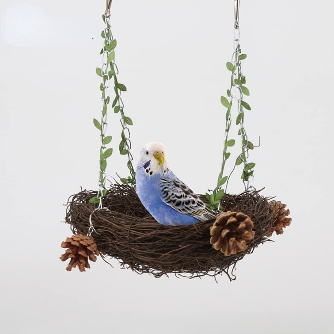 Thumbnail 4 de Natural Rattan Nest Large bird swing 8.66 inch