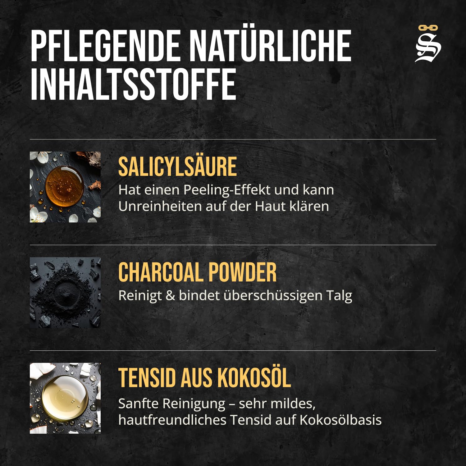 Detalle de Störtebekker Premium Shampoo Bar Active Carbon – 100 g