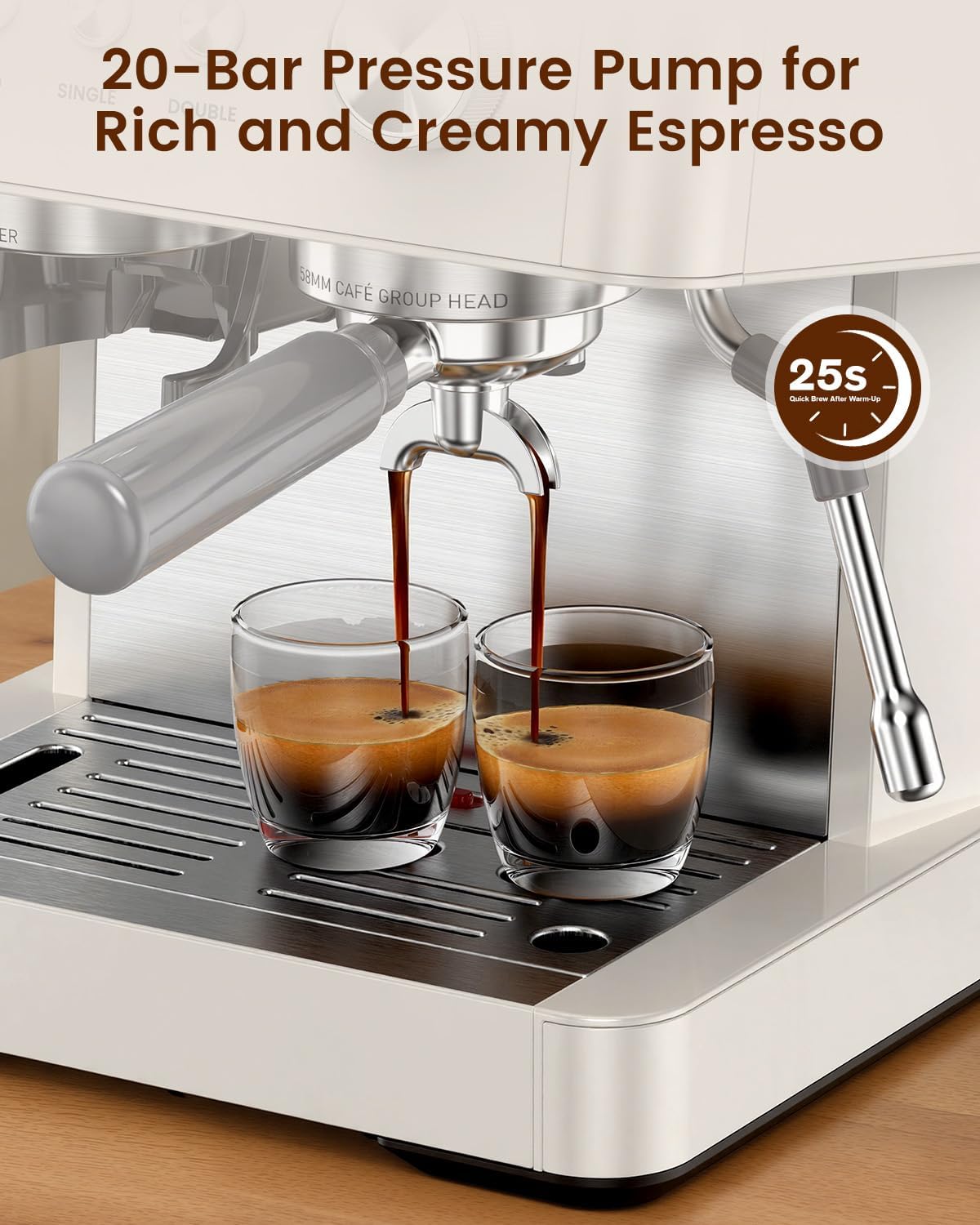 Thumbnail 2 de Electactic 20 Bar Espresso Machine