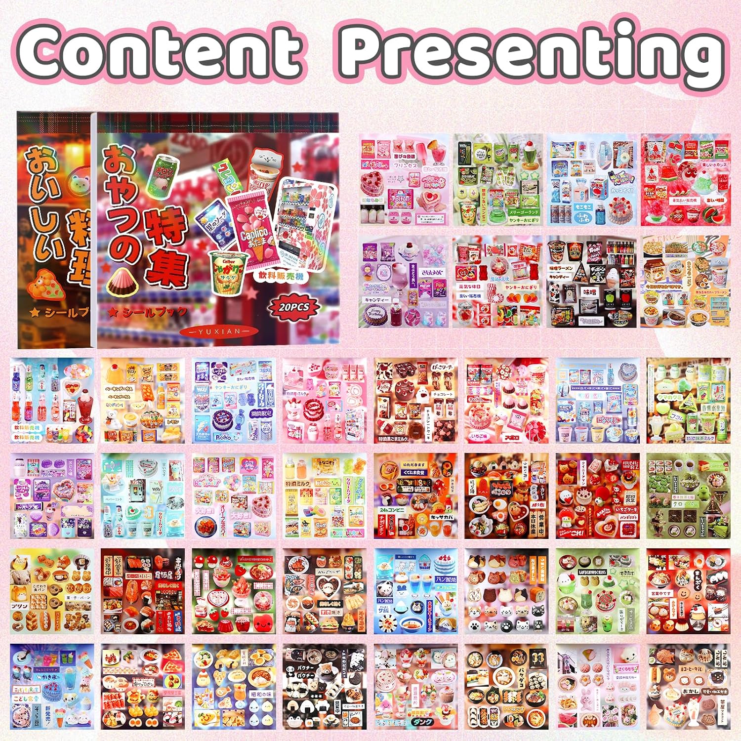 Detalle de Japanese Sticker Book, 40 Pages