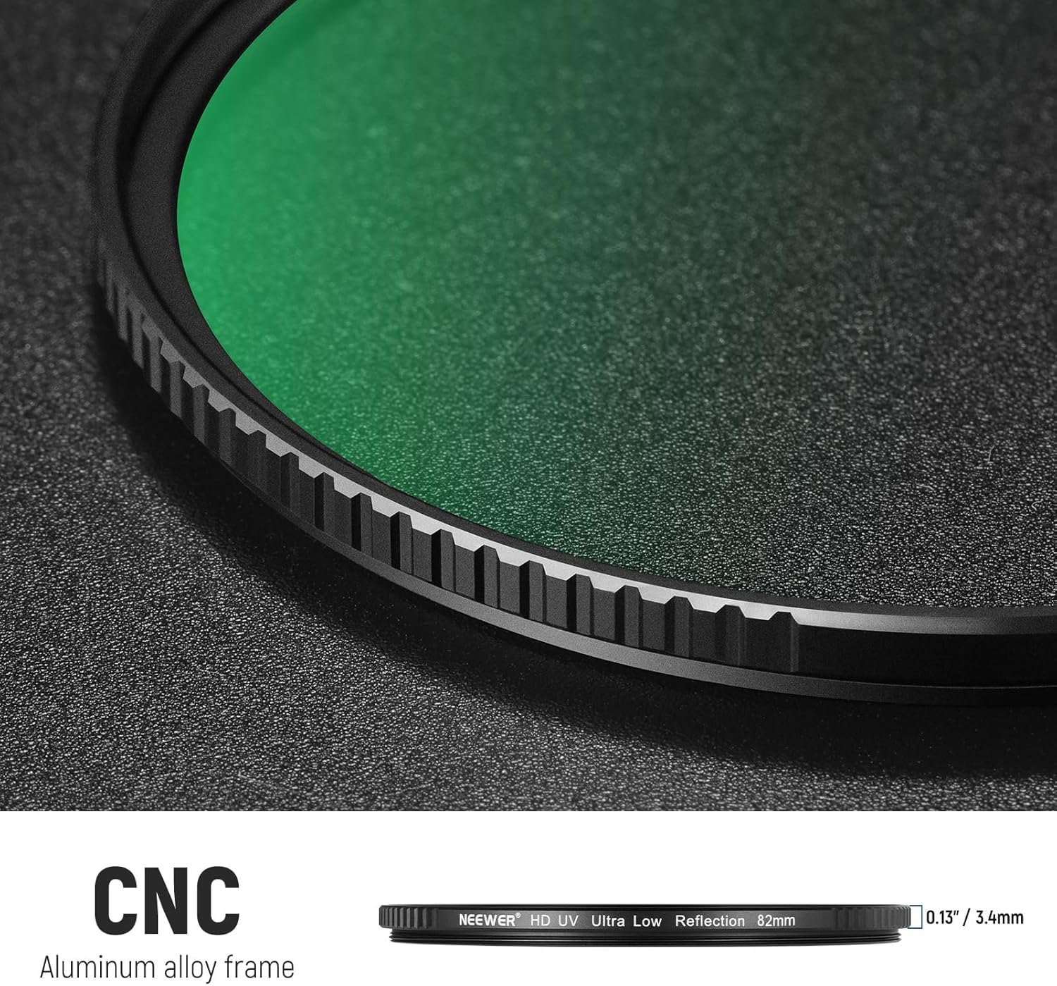 Thumbnail 5 de NEEWER 82mm Ultra Low Reflectivity UV Lens Filter – UV Protection with Multi‑Resistant Coating
