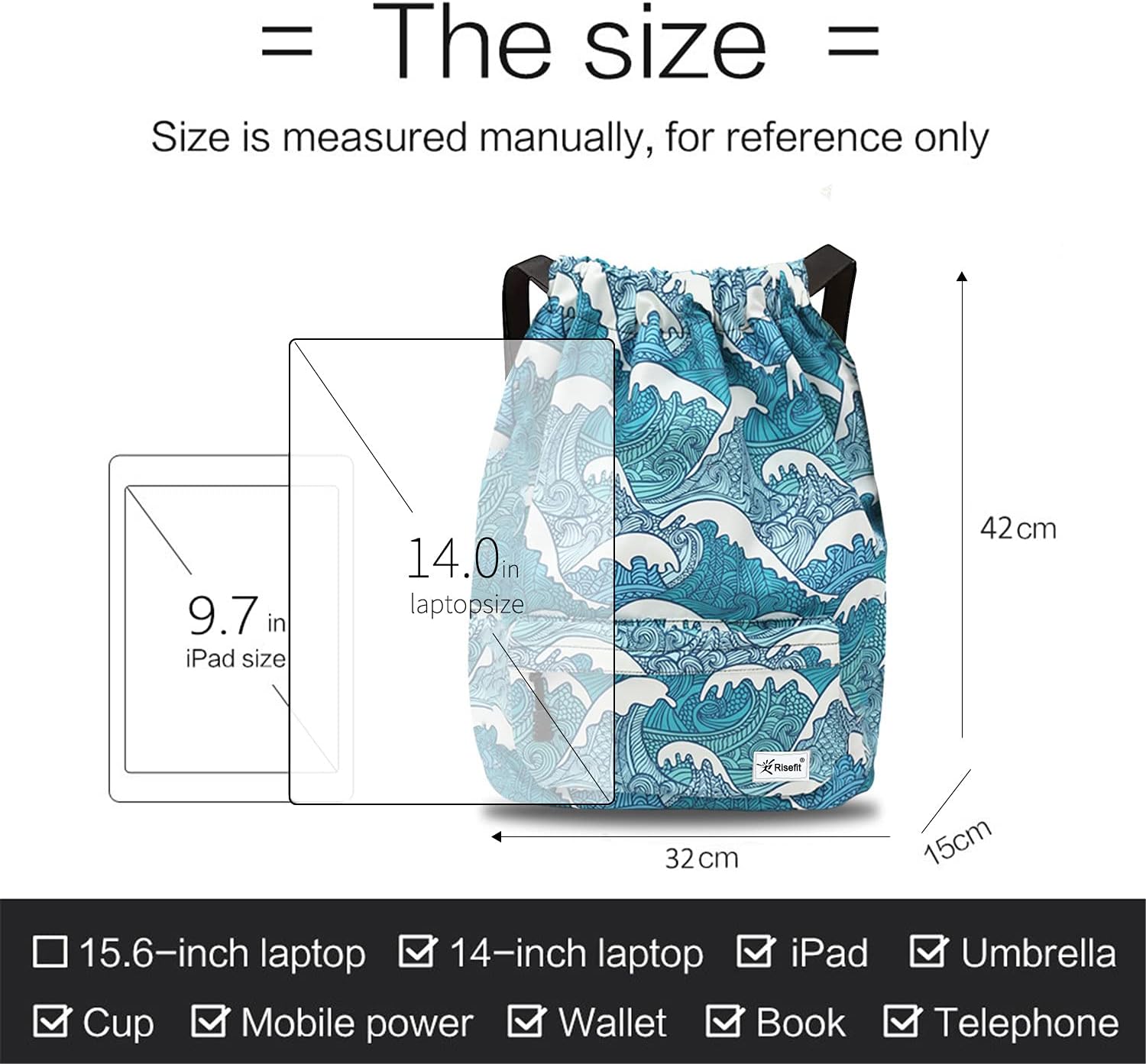 Thumbnail 5 de Risefit Waterproof Swimming Bag 1L