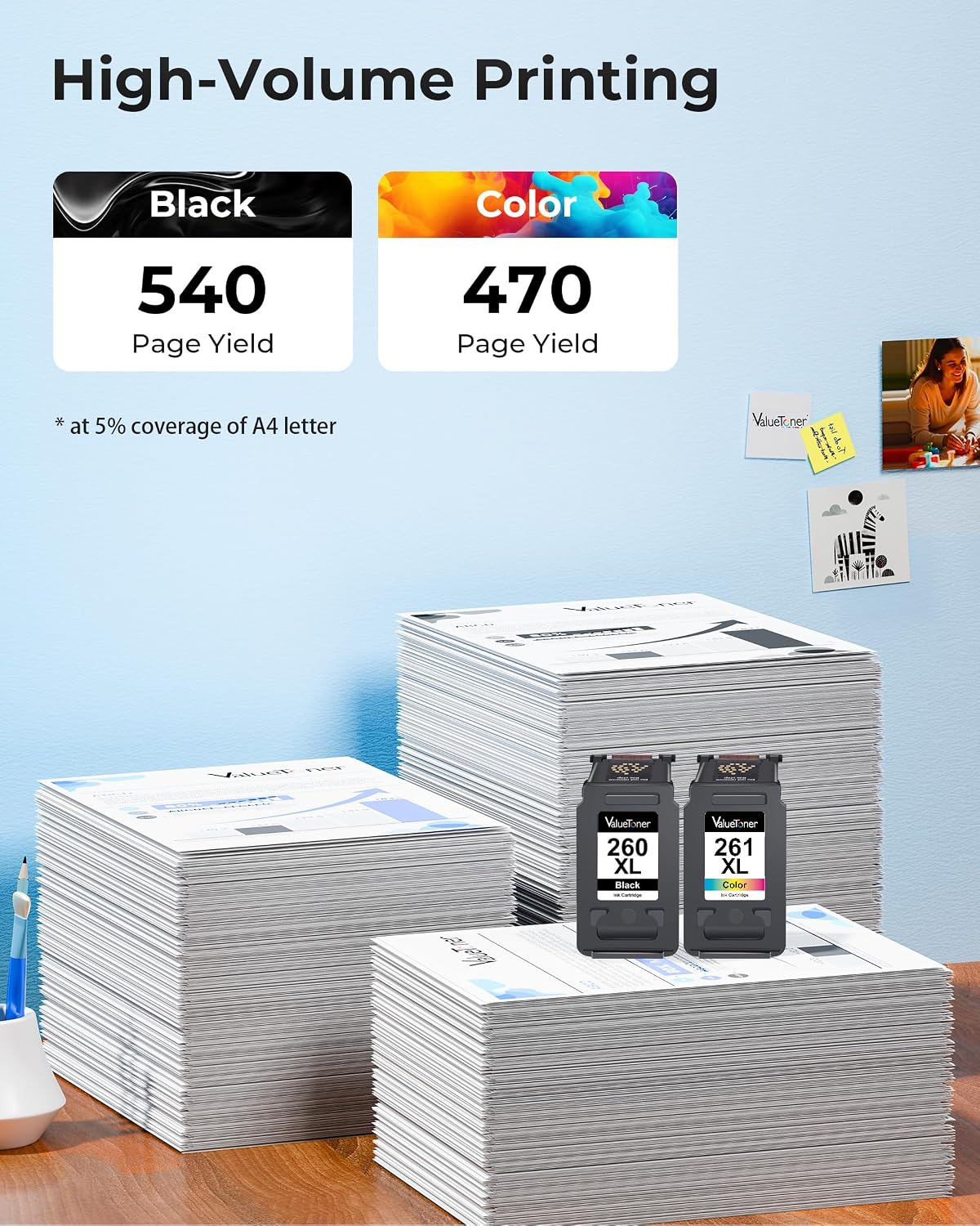 Thumbnail 2 de Valuetoner ink cartridges 260XL