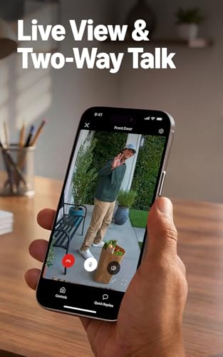 Detalle de Ring Wired Video Doorbell (Newest Gen) with Retina 2K