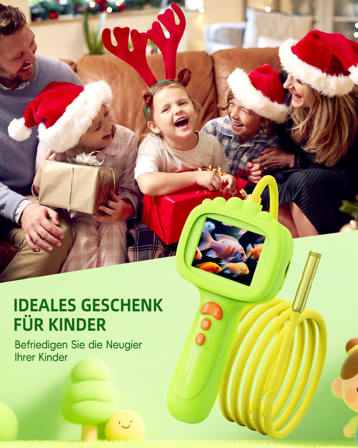 Thumbnail 6 de Ashfly Endoskopkamera für Kinder 1080P