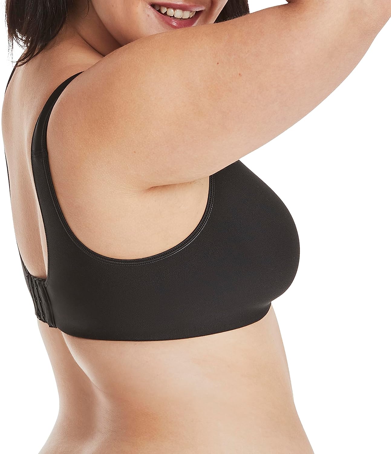 Detalle de Hanes Women’s Wireless Smooth Comfort Full-Coverage T-Shirt Bra (Single or 2-Pack)