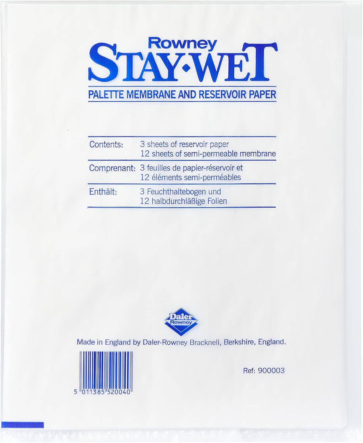 Detalle de Daler-Rowney Stay-Wet Tavolozza per Colori Acrilici – refill grande