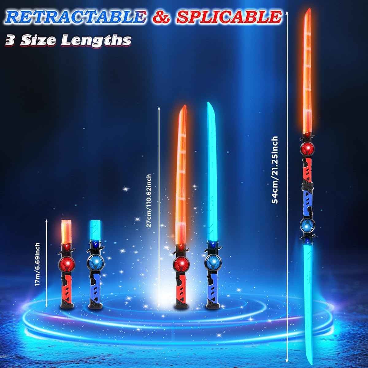 Thumbnail 4 de VATOS Lichtschwert 2er Set RGB