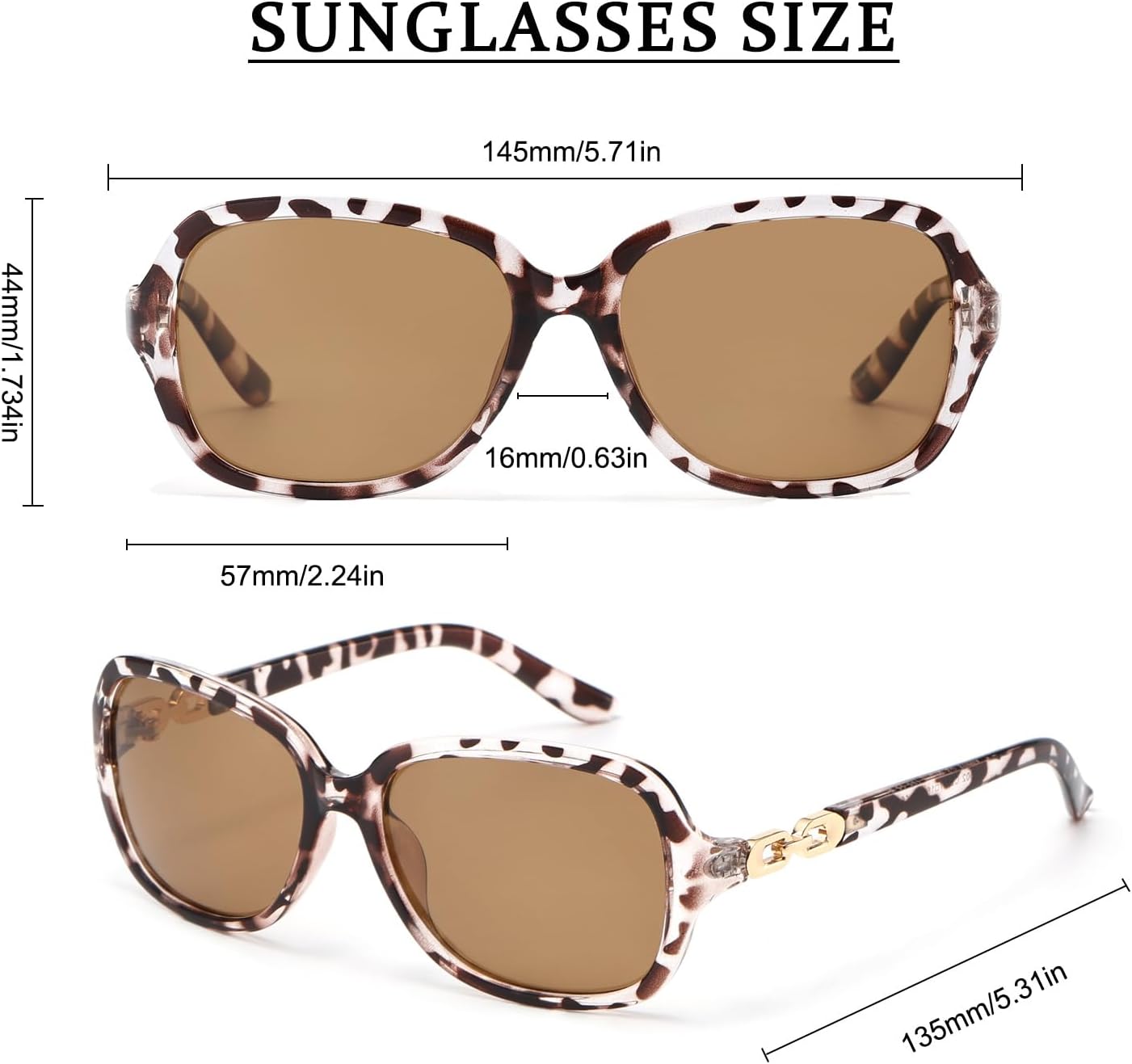 Thumbnail 4 de D Lolylad Nachtsichtbrille für Damen und Herren – gelbe Nachtfahrbrille mit polarisierten UV-Gläsern