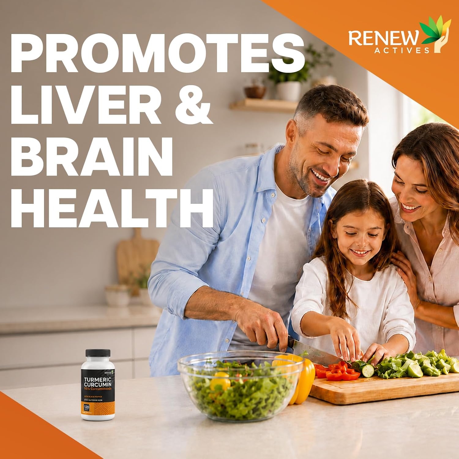 Thumbnail 6 de Renew Actives Turmeric Curcumin Supplement, 120 Capsules