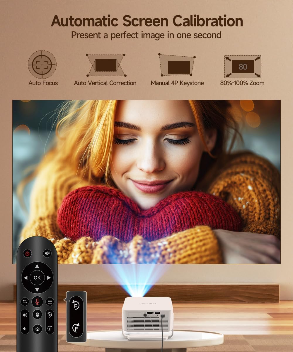 Detalle de Magcubic Mini Vidéoprojecteur 4K HY300max — Ultra courte focale, WiFi 6 et Android 14