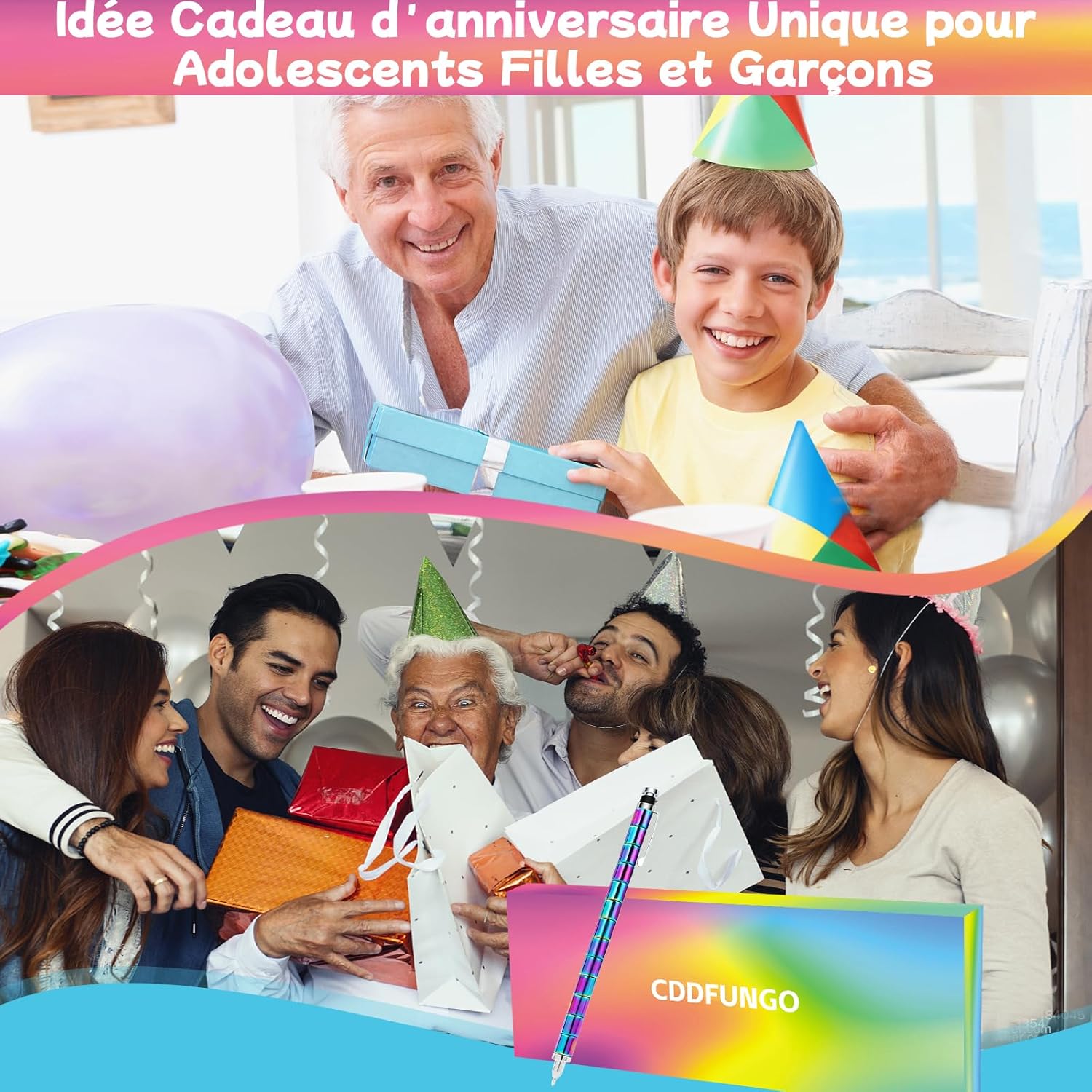 Thumbnail 1 de Stylos anti-stress amusants CDDFUNGO pour adolescentes