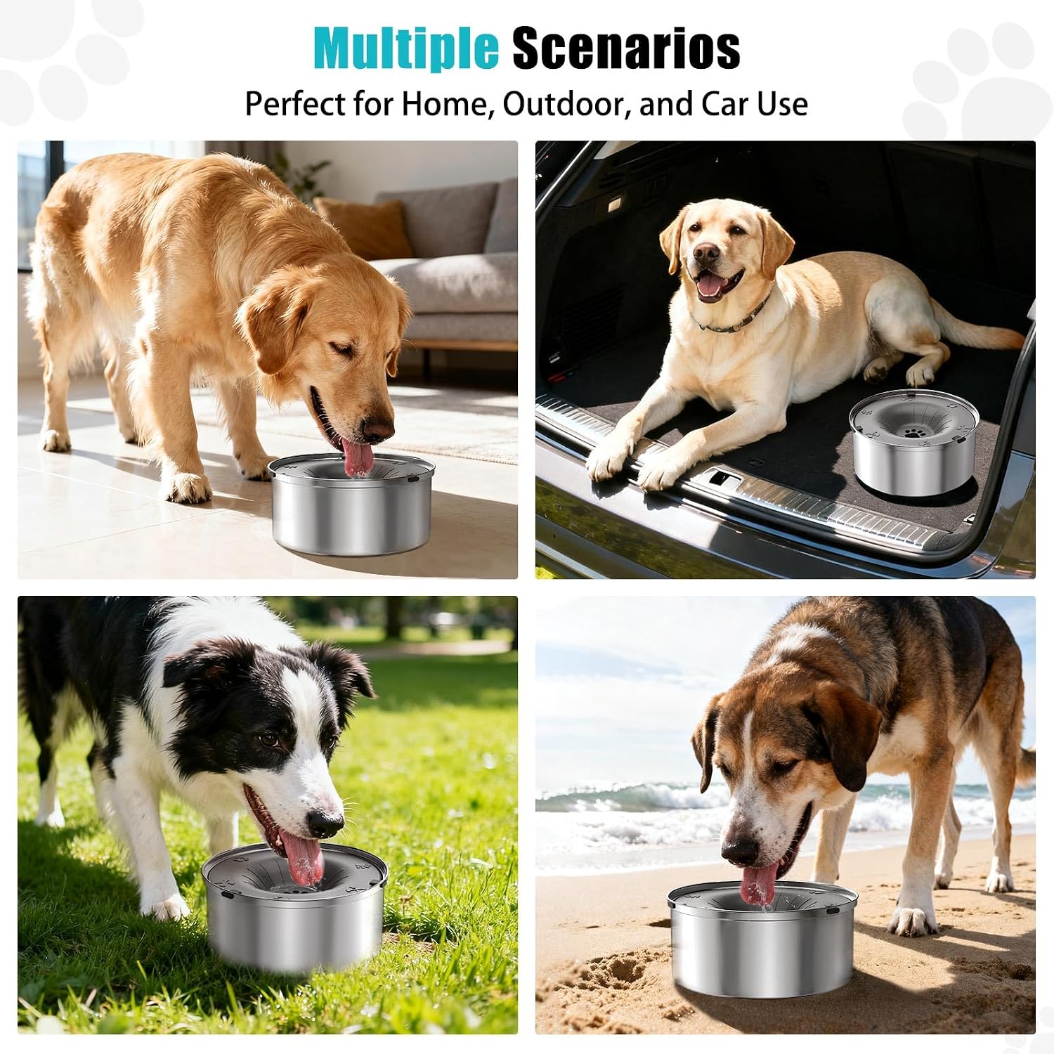 Thumbnail 3 de TONGKTAI Non Spill 3L Dog Water Bowl
