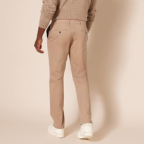 Thumbnail 2 de Amazon Essentials Pantalones informales de estilo chino, elásticos y corte ajustado para hombre, marrón caqui oscuro 32W/28L
