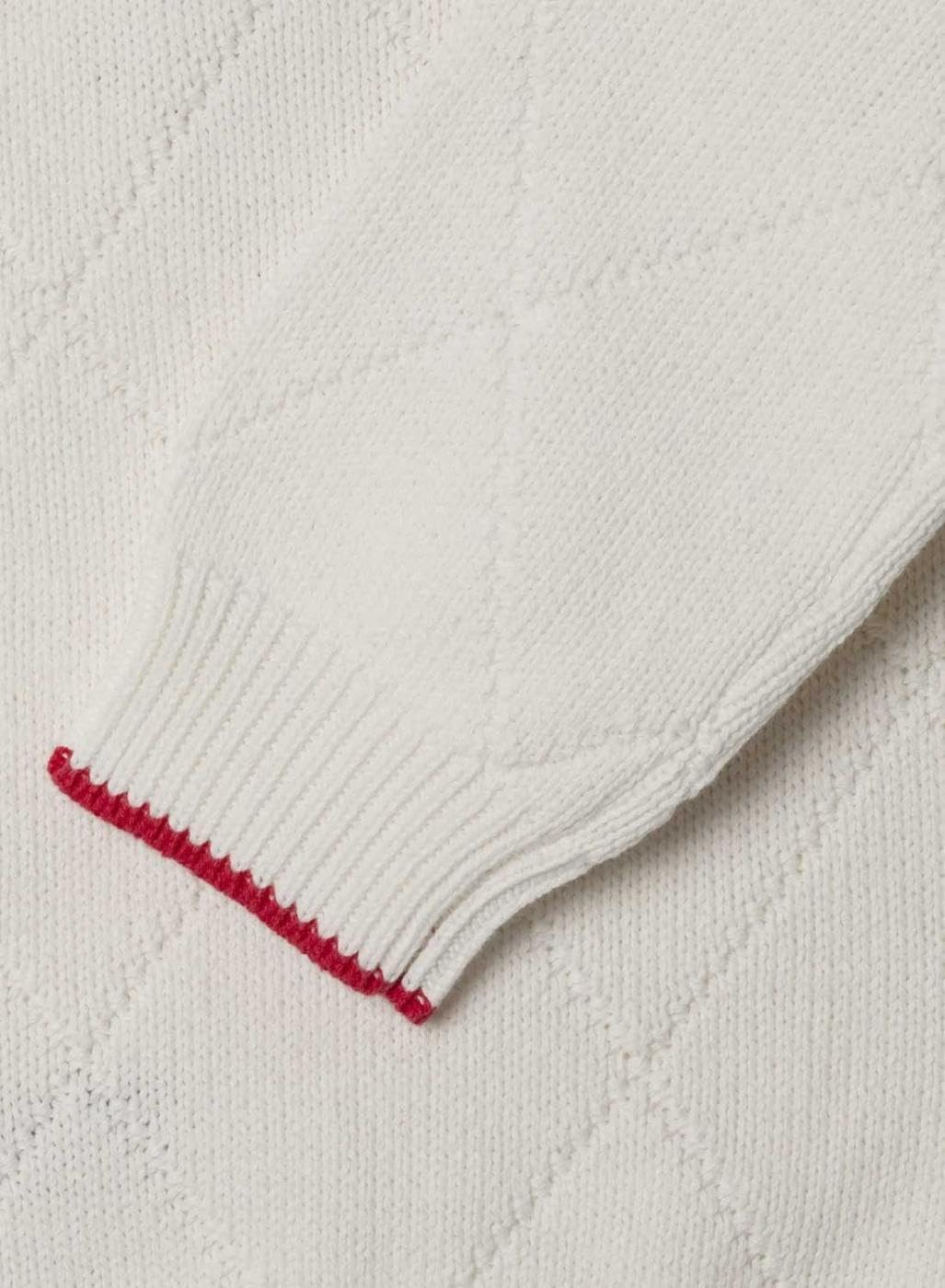 Detalle de Pepe Jeans Florence Maglieria Bambine e Ragazze – maglia girocollo in cotone con motivo diamante