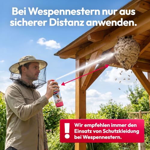 Thumbnail 6 de GEROBUG Wespen Aerosol Spray 500 ml – Hocheffektives Anti-Wespenmittel für Balkon und Terrasse