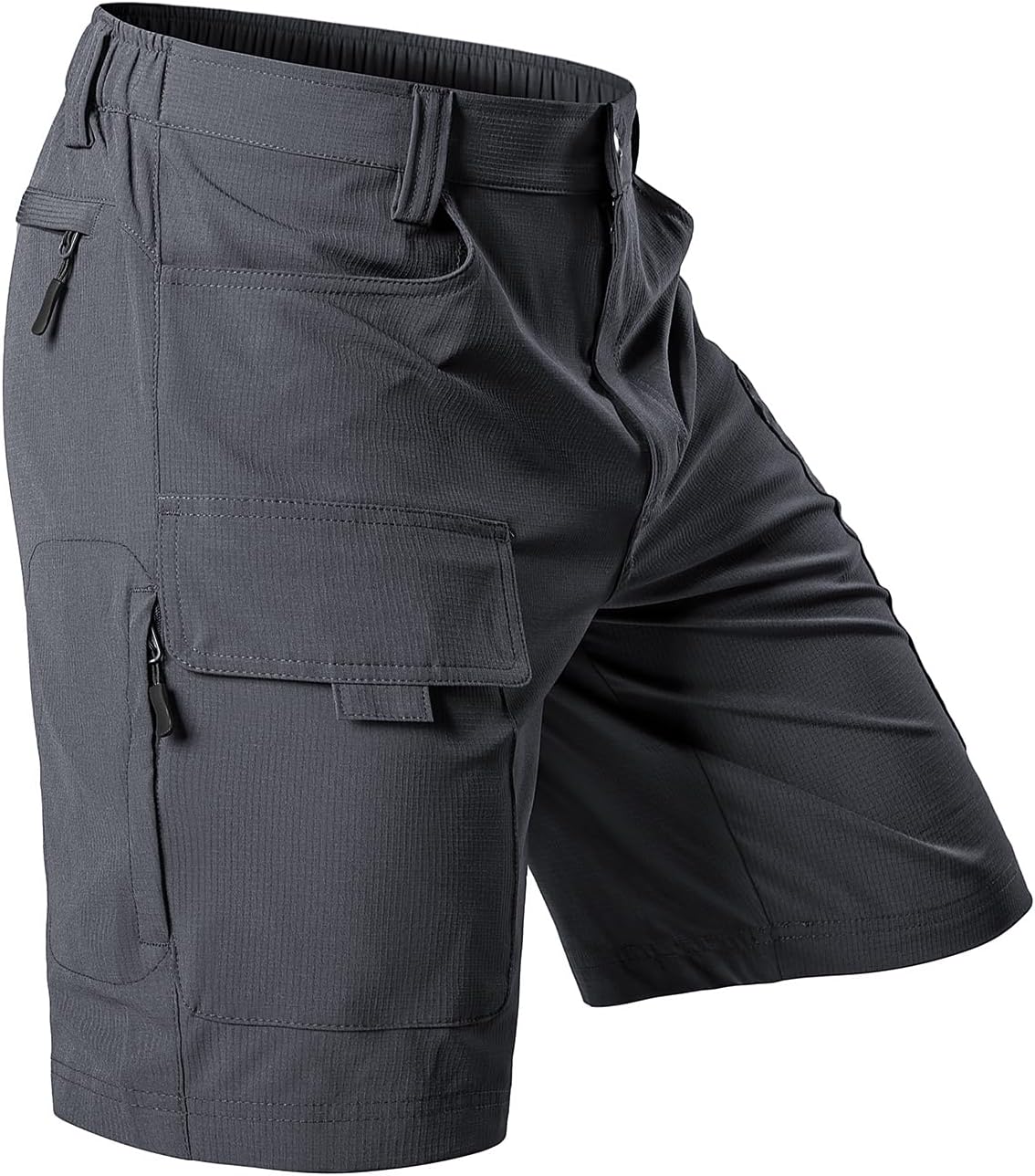 Detalle de Hiauspor Men's Hiking Cargo Shorts 9