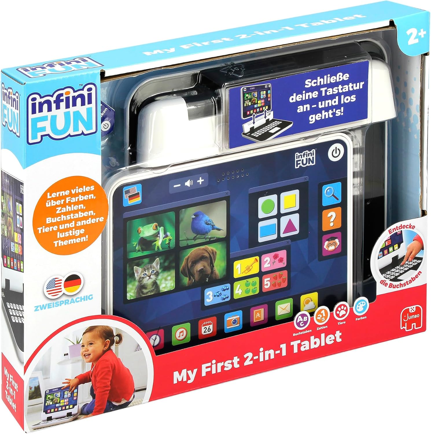 Thumbnail 2 de INFINI FUN – Mein erster 2-in-1-Tablet: Lernspielzeug für kleine Entdecker ab 2 Jahren