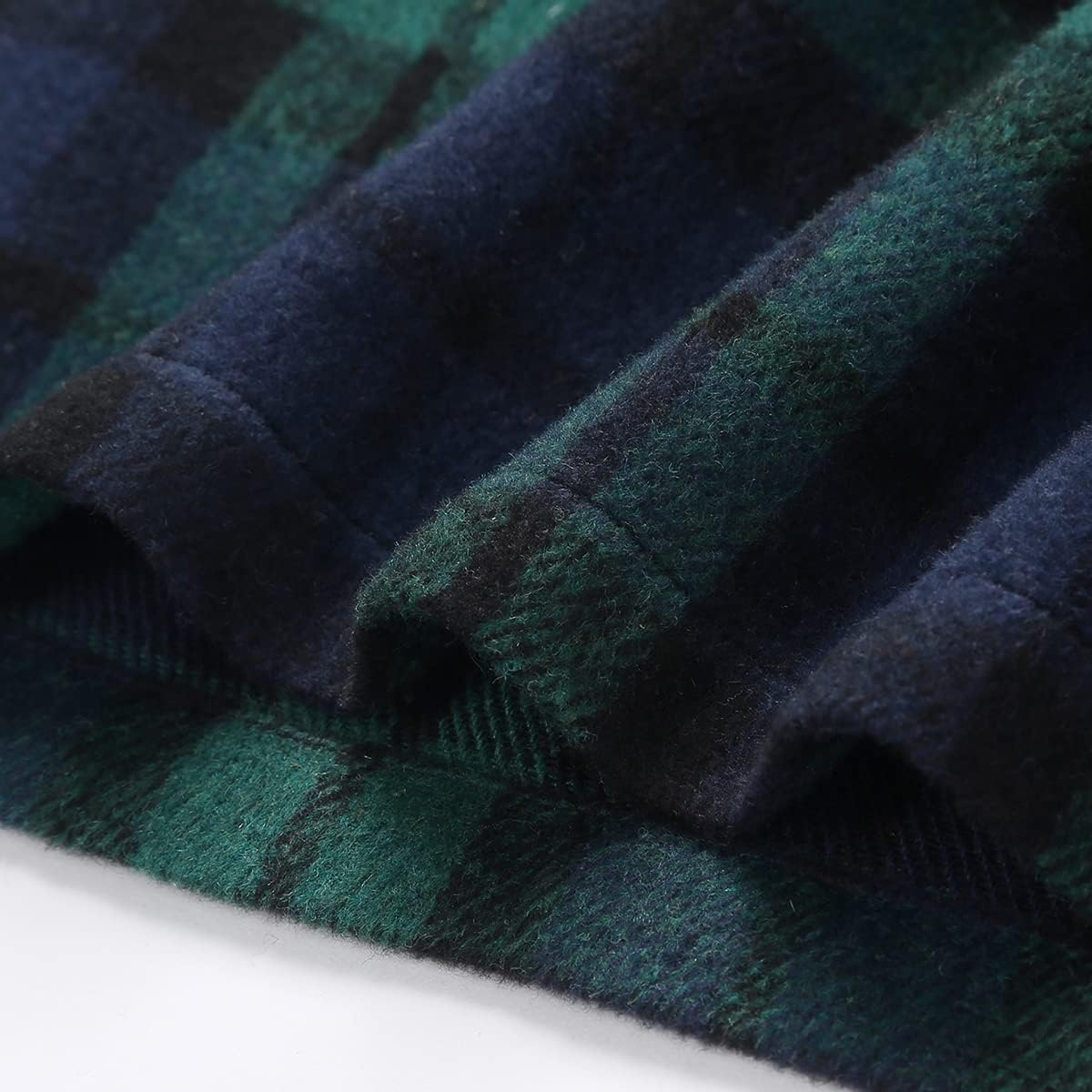 Detalle 1 de IDEALSANXUN Plaid Mini Skirt in Woolen Fabric