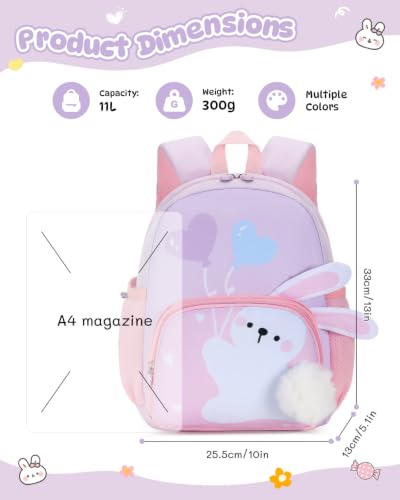 Thumbnail 1 de PROTAURI Mochila Infantil Niña 3-7 Años 11.6L – Conejo Design