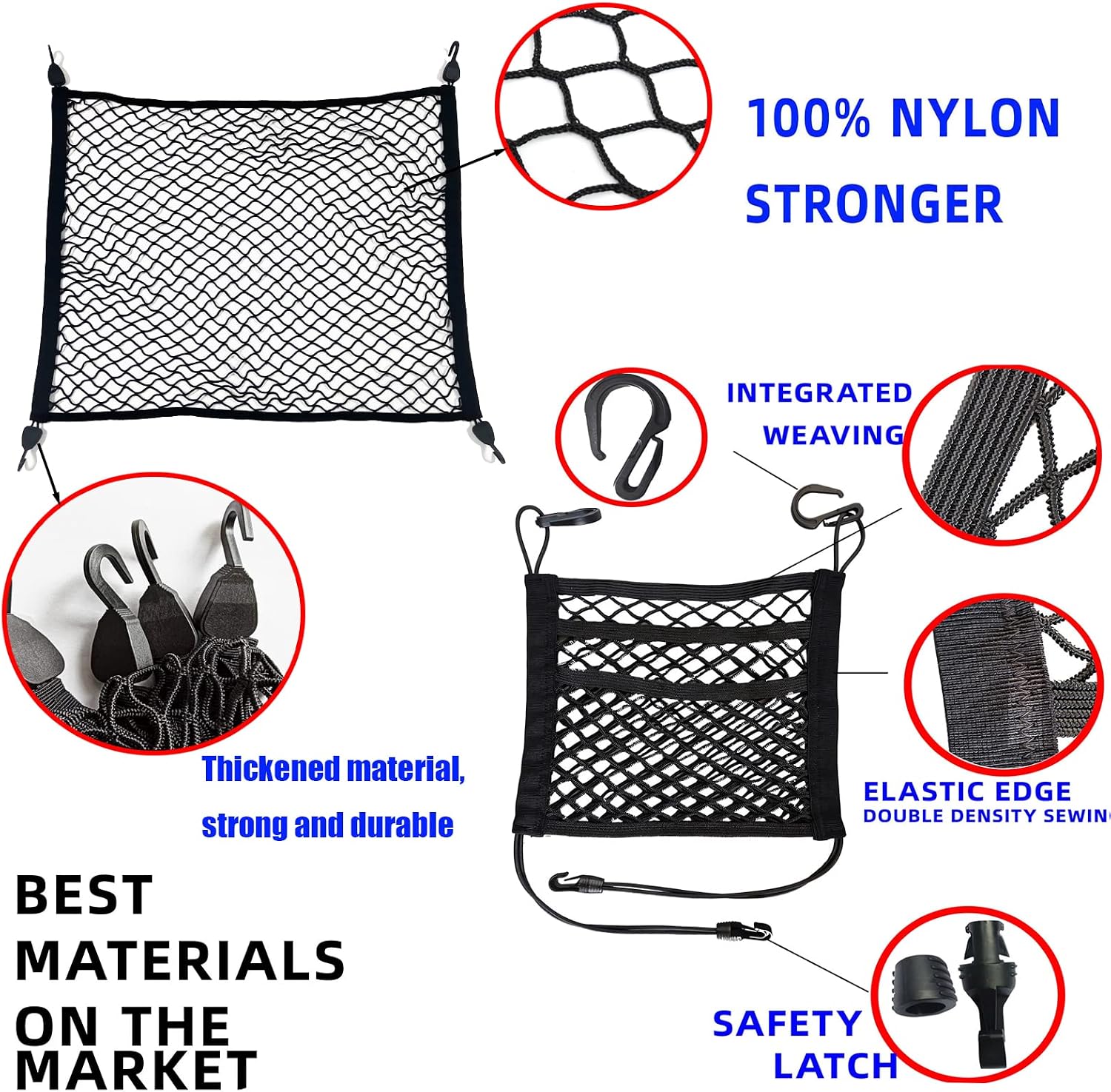 Detalle de Naturezhen Elastic Cargo Net Spandex