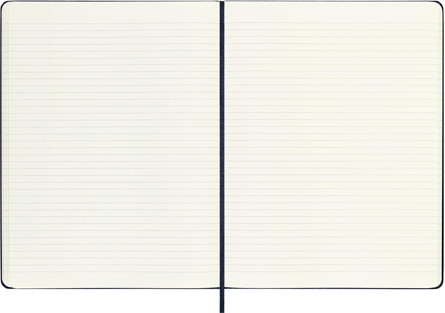 Detalle de Moleskine Classic Notebook – Ruled, Hard Cover, Sapphire Blue, XL (19 x 25 cm), 192 Pages