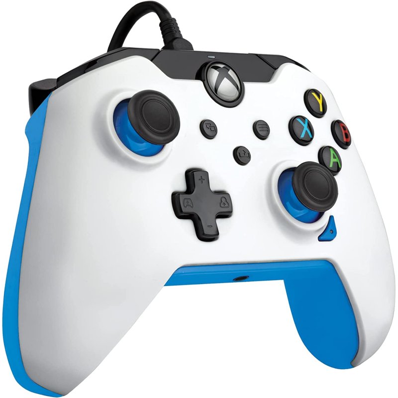 Detalle 2 de PDP Mando con cable Ion White para Xbox Series X/S/One/PC