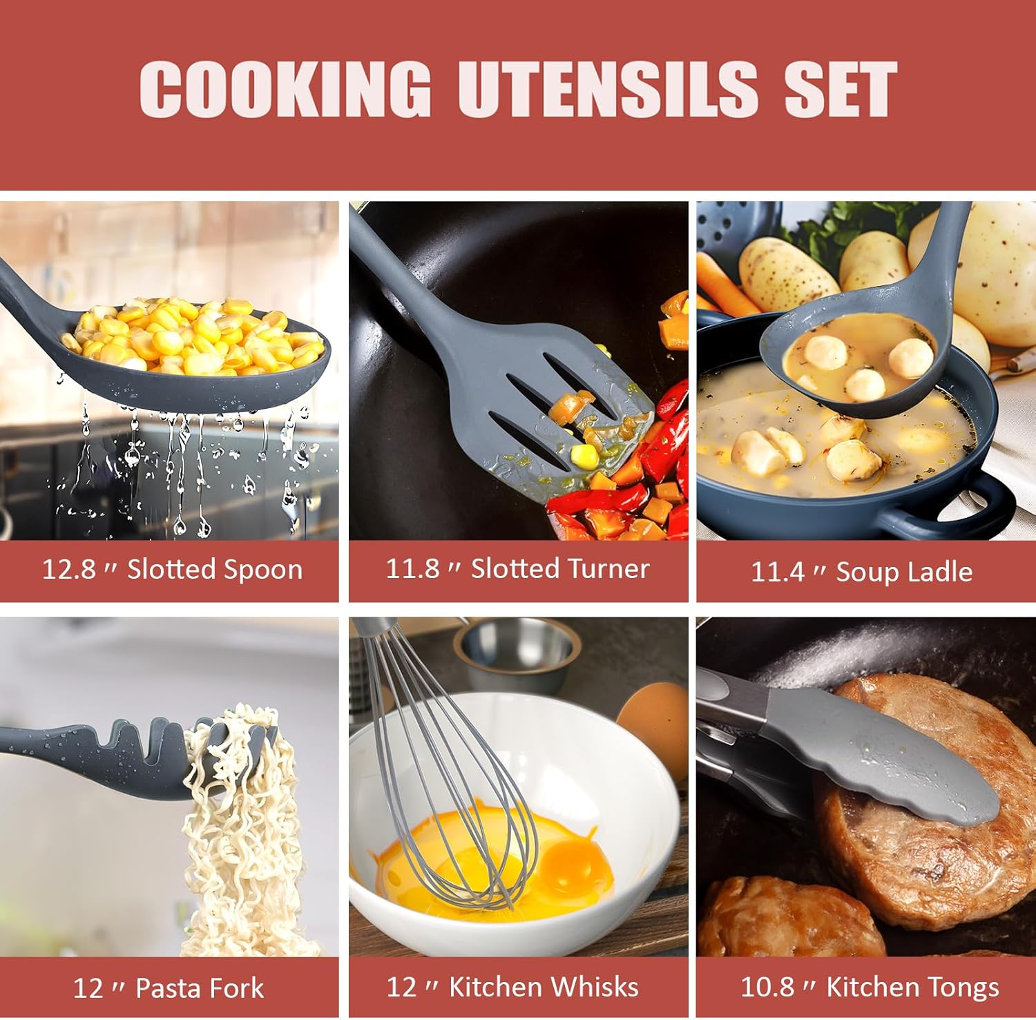 Thumbnail 4 de RAXCO Juego de cuchillos de cocina con bloque 🍴 - 18 piezas